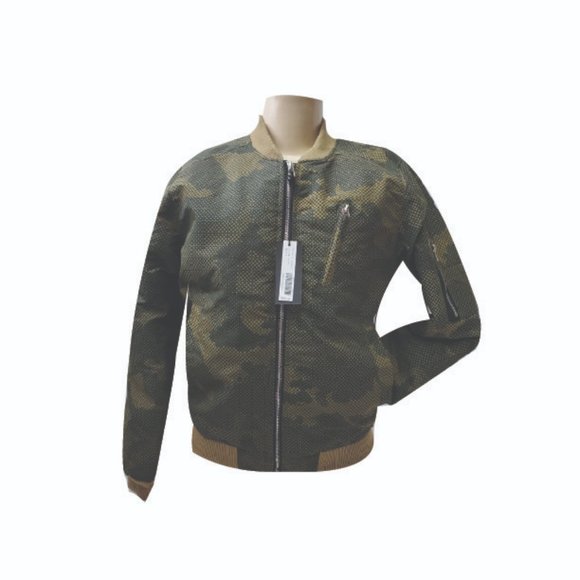RIFLESSI Jackets & Blazers - RIFLESSI Women's Camo Padded Bomber Jacket